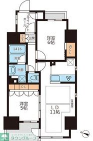 グランカーサ本駒込の物件間取画像